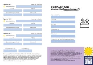 Spendenlaufkarte