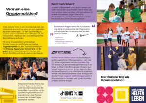 Info-Flyer für Gruppenaktionen