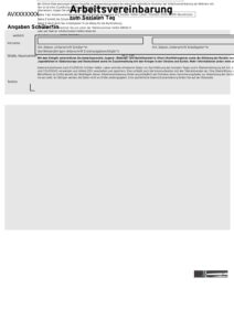 09 – Muster Arbeitsvereinbarung