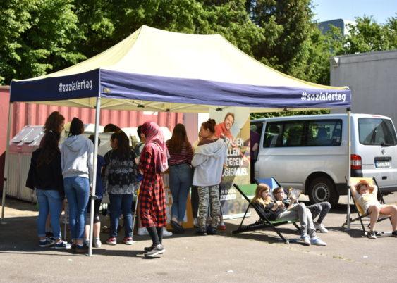 Es ist wieder soweit! – Das Sozialer Tag-Mobil ist im Einsatz.