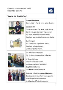 Was ist der Soziale Tag?